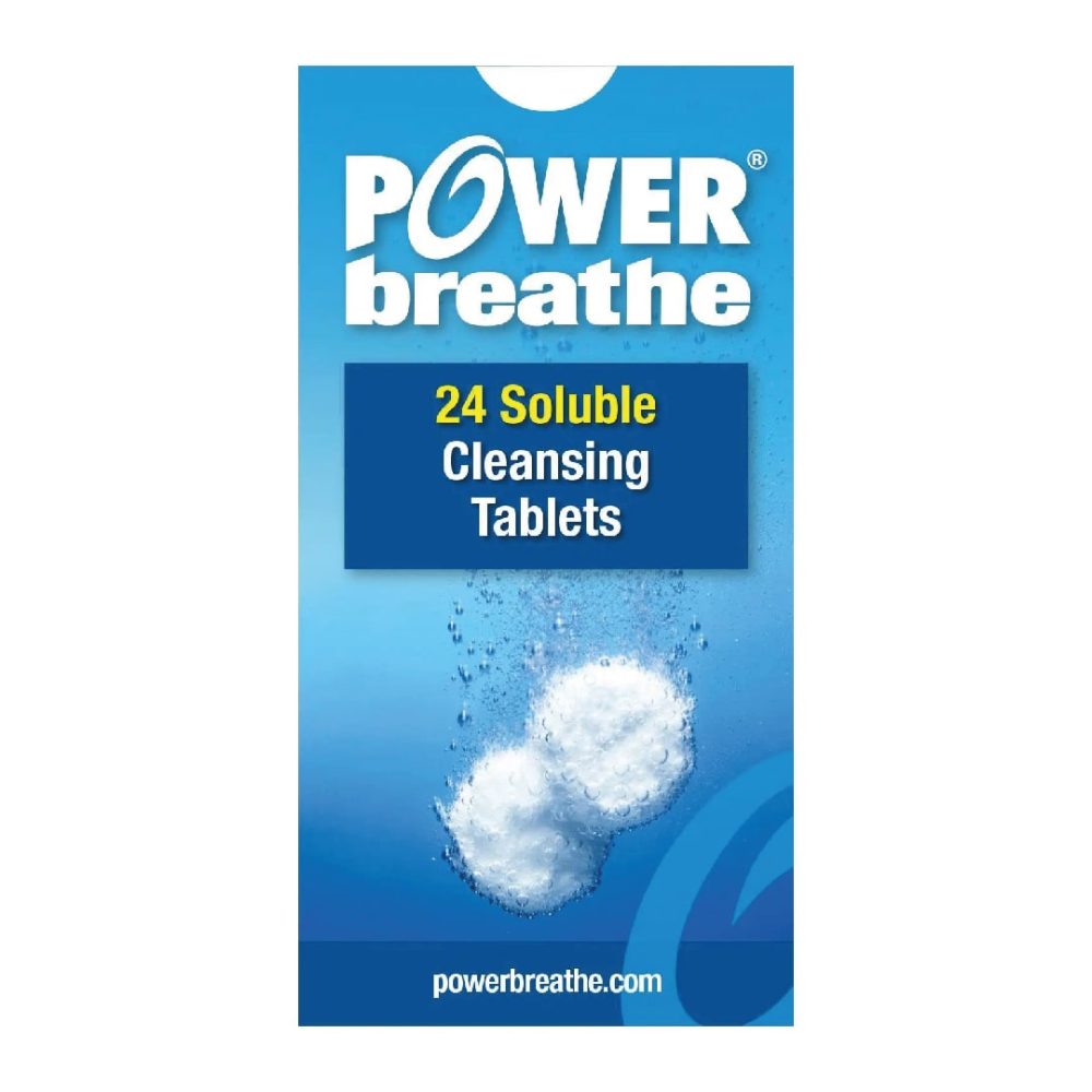 Tabletas limpiadoras dispositivos POWERbreathe